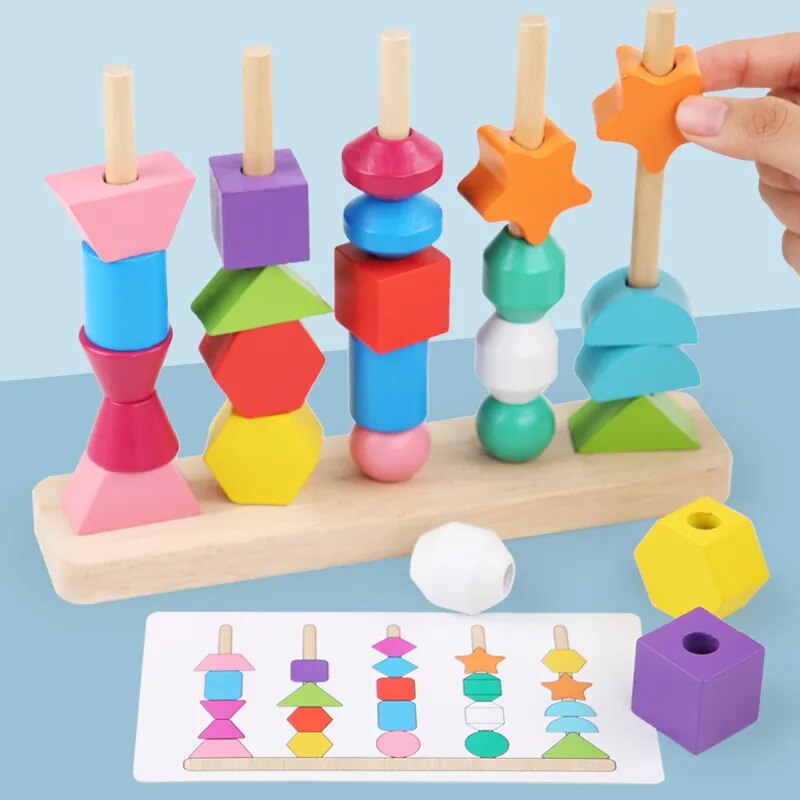 Jouets apprentissage des formes - Montessori