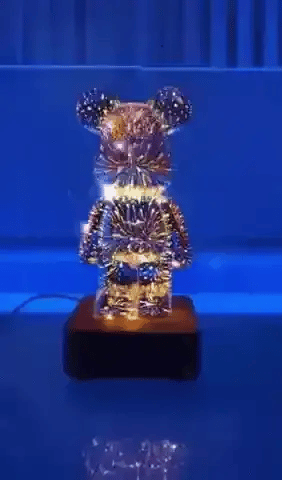 Lampe de Chevet Ourson : Veilleuse 7 Couleurs