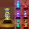 Lampe de Chevet Ourson : Veilleuse 7 Couleurs