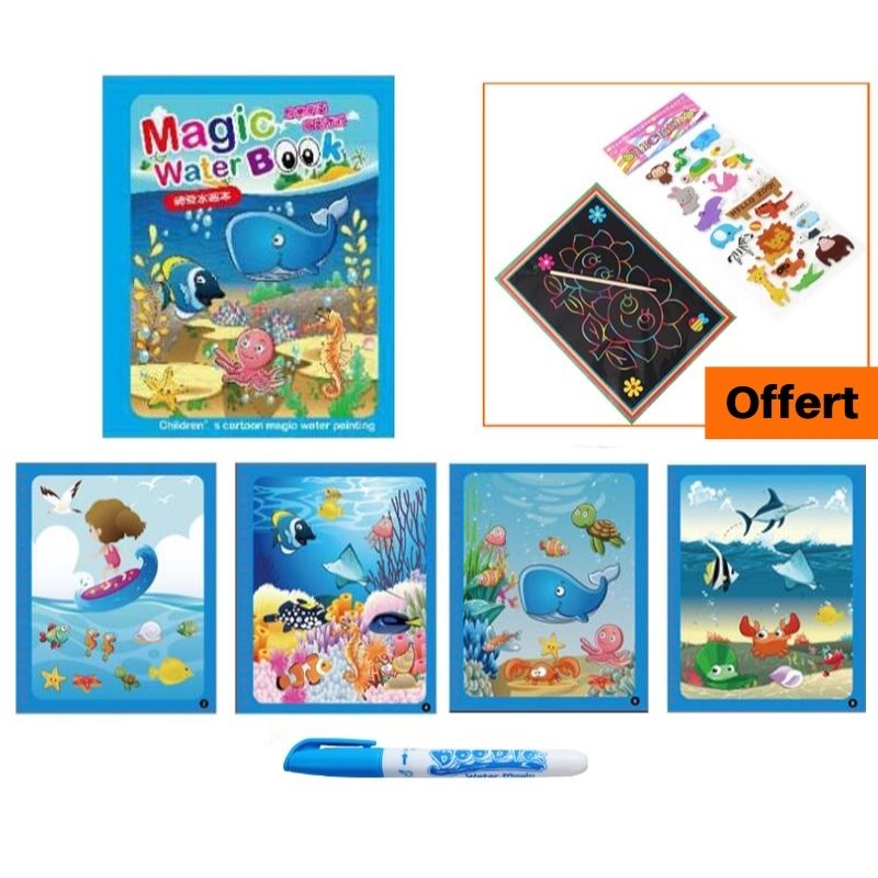 Livre Coloriage magique à l'eau