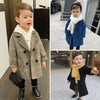 Manteau de laine unisexe pour enfants