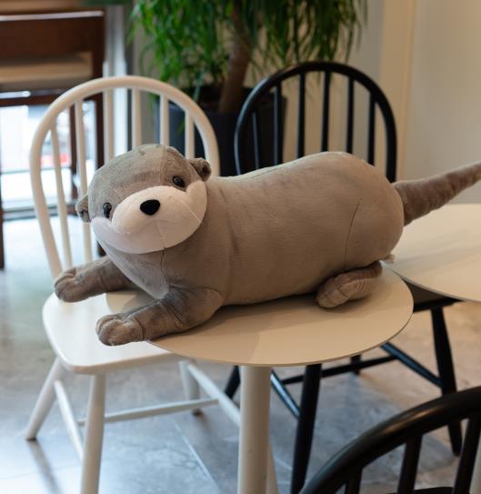 Peluche Loutre Grise