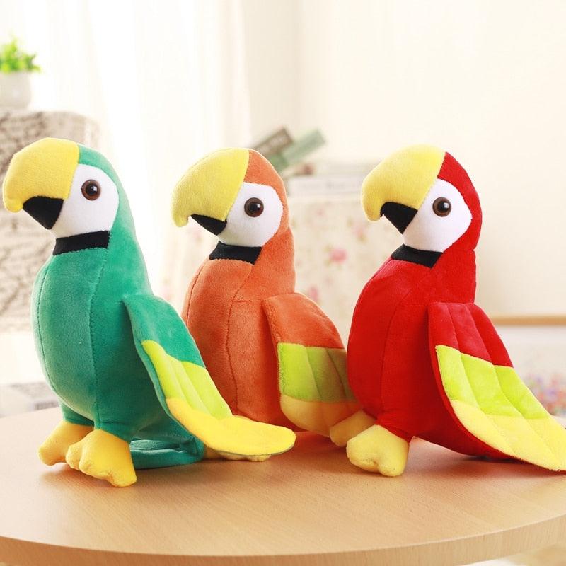 Peluche Perroquet Vert