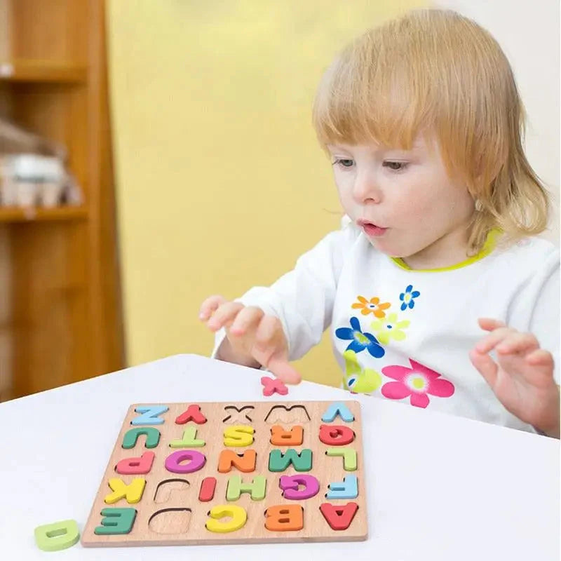 Puzzle 3D en bois Montessori pour enfants