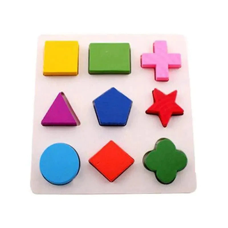 Puzzle 3D en bois Montessori pour enfants