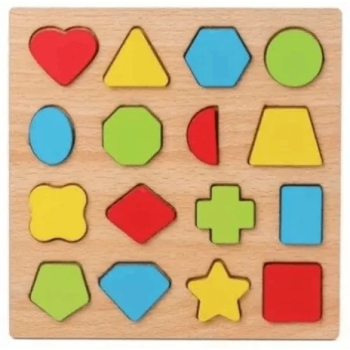 Puzzle 3D en bois Montessori pour enfants