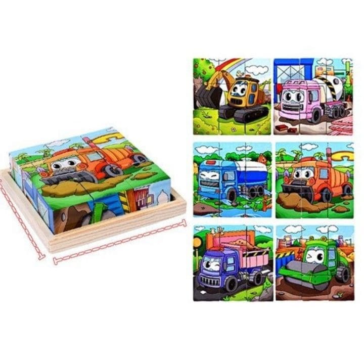 Puzzle cube en bois