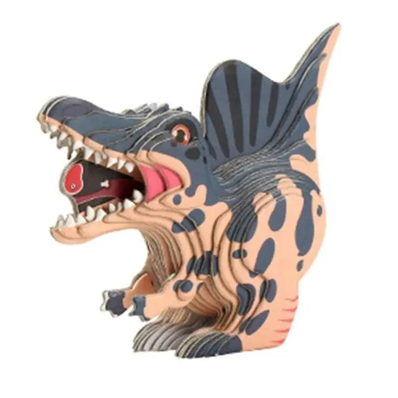 Puzzle en papier 3D dinosaure Montessori