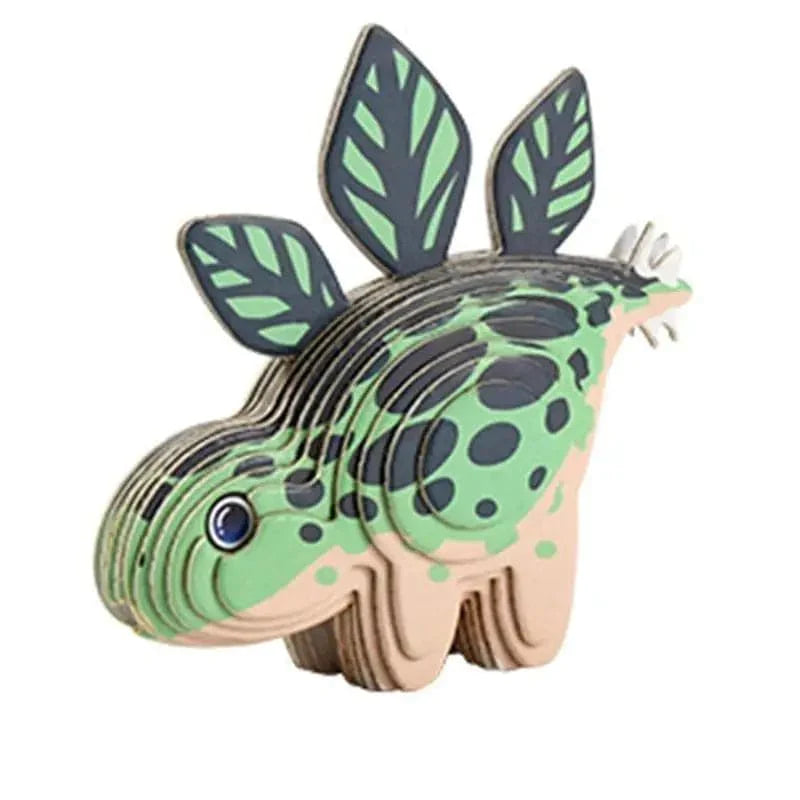 Puzzle en papier 3D dinosaure Montessori
