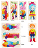 Puzzle en Bois pour Enfants : Animaux, Véhicules et Motifs Colorés