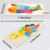 Puzzle en Bois pour Enfants : Animaux, Véhicules et Motifs Colorés