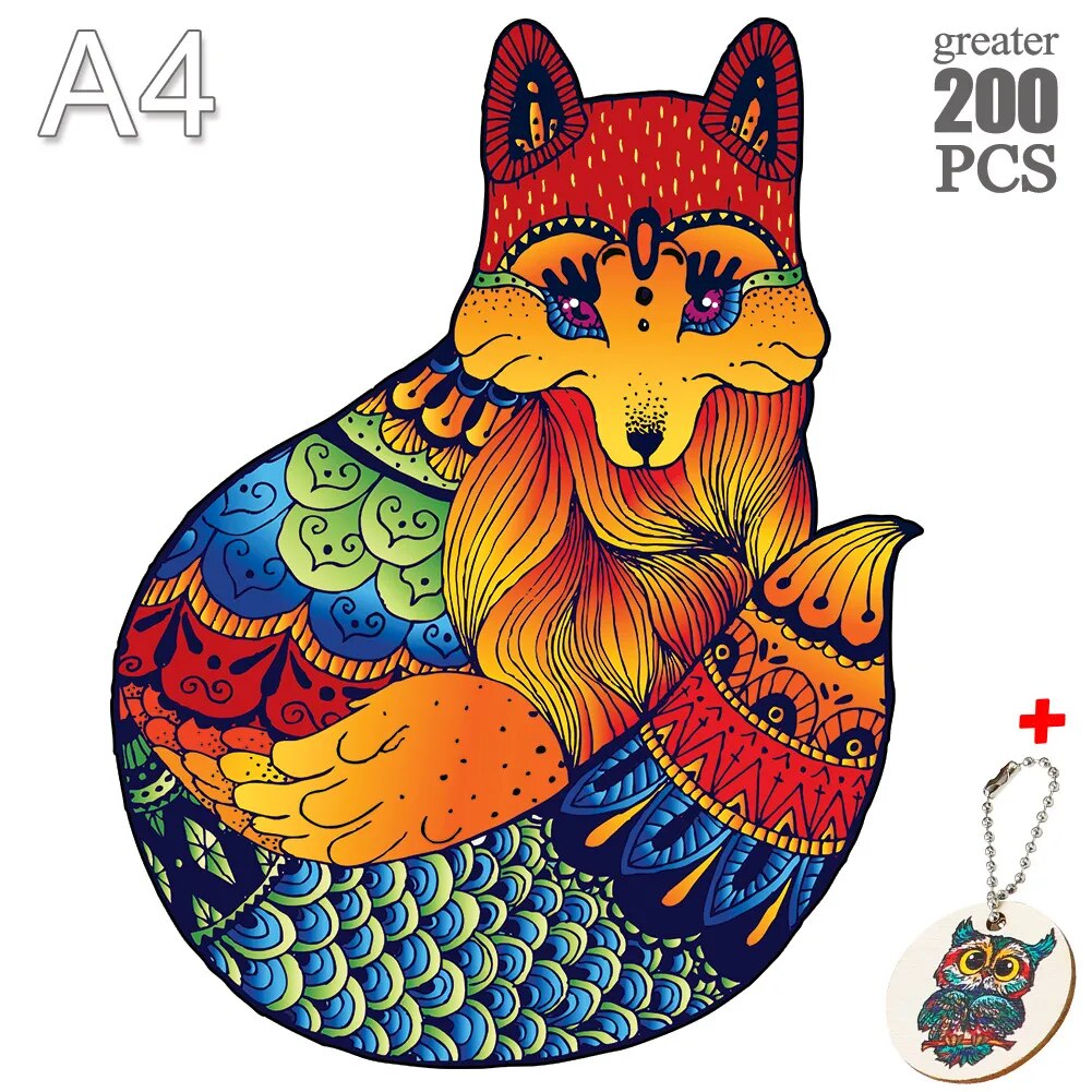 Puzzle en Bois d'Animaux