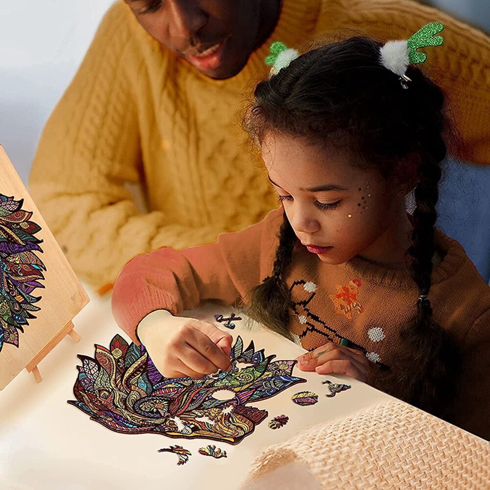 Puzzle en Bois d'Animaux