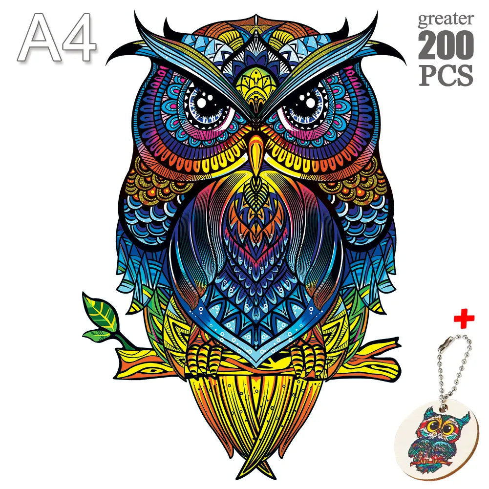Puzzle en Bois d'Animaux