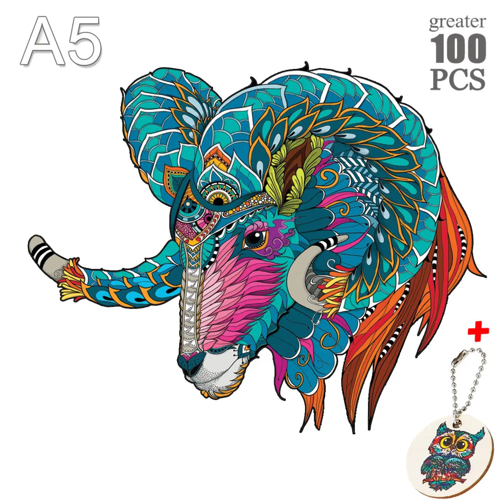 Puzzle en Bois d'Animaux