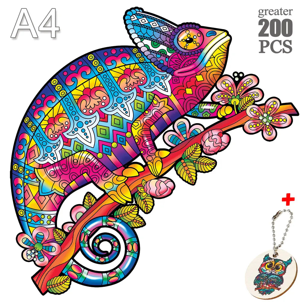 Puzzle en Bois d'Animaux