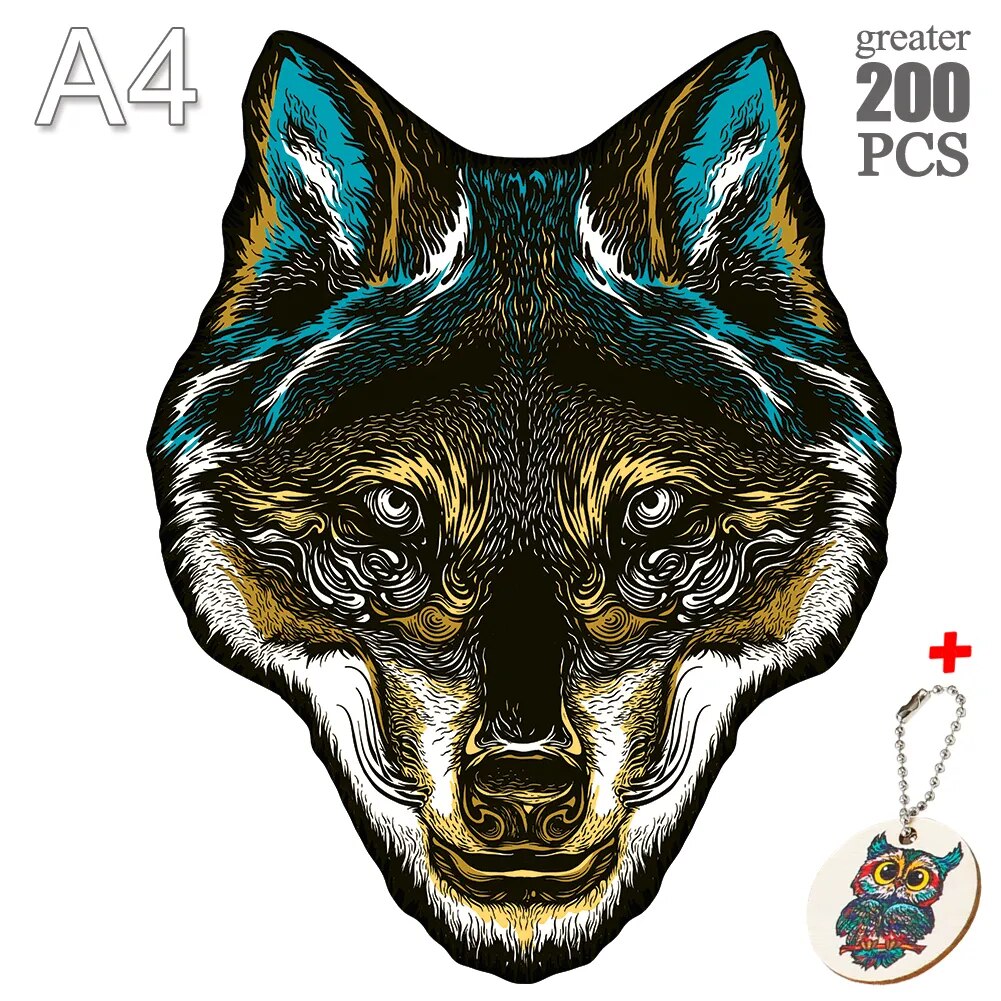Puzzle en Bois d'Animaux