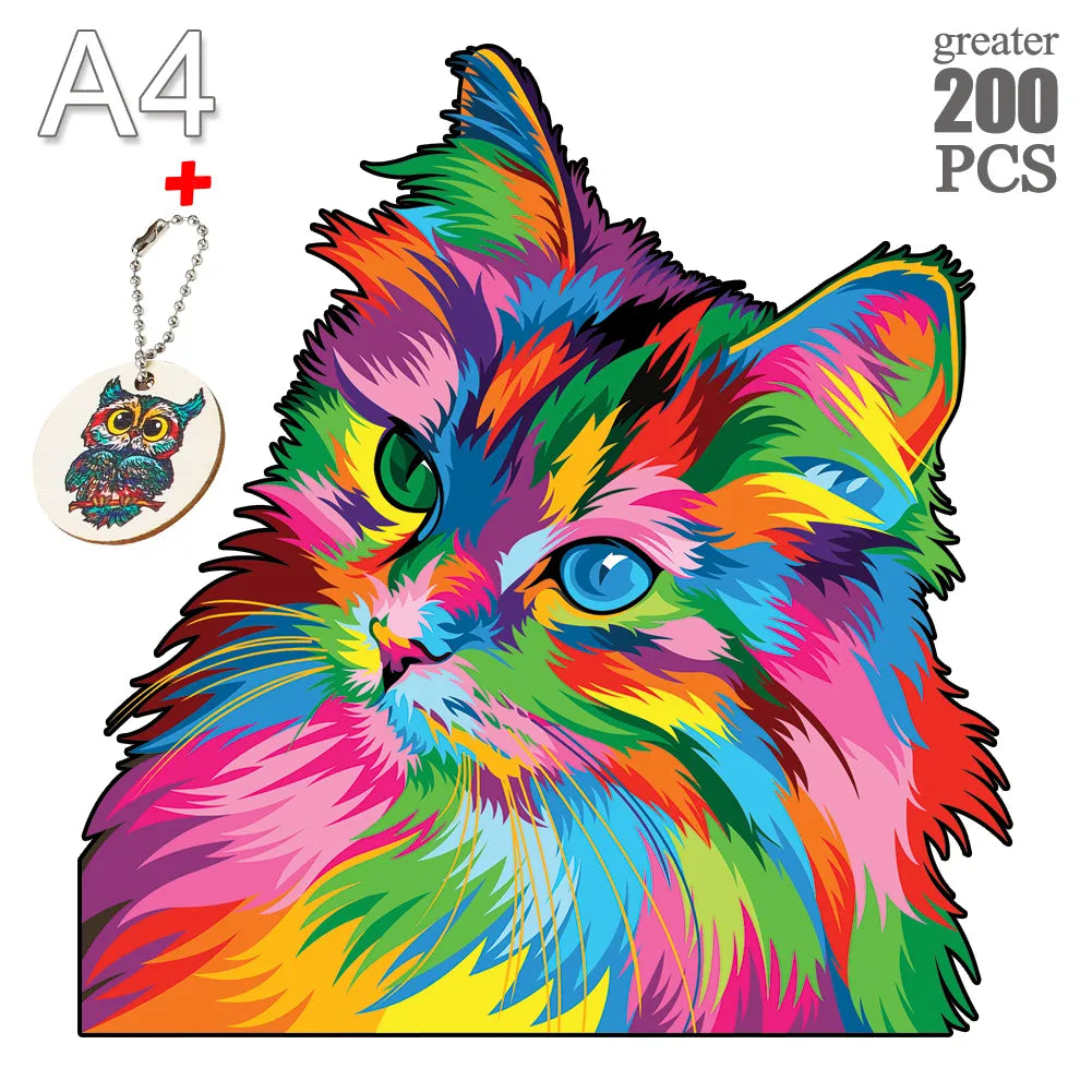 Puzzle en Bois d'Animaux