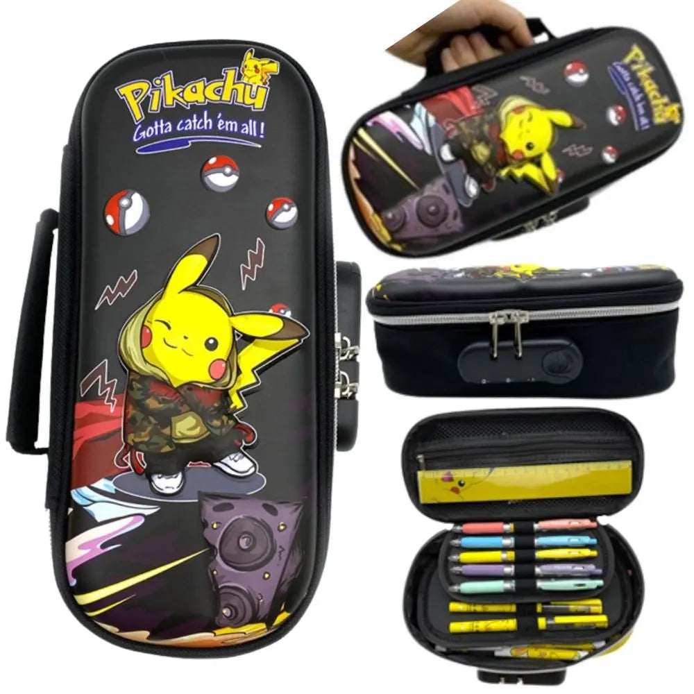 Trousse Pokémon Pikachu Avec Mot de passe
