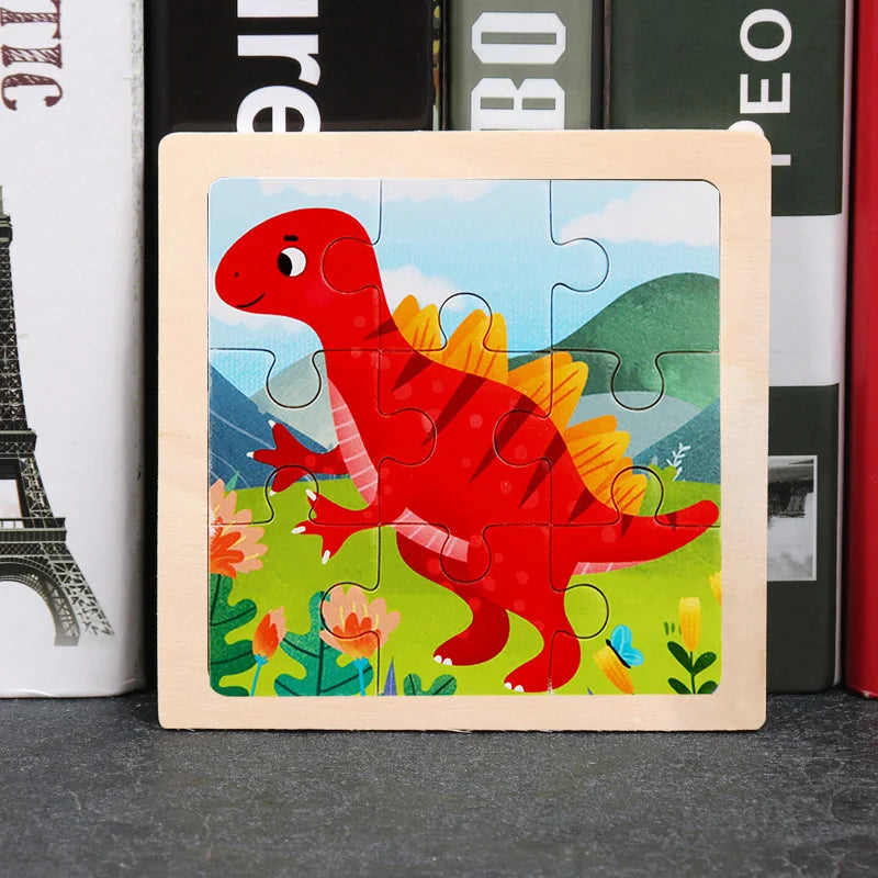 Puzzle en bois Montessori Bébé