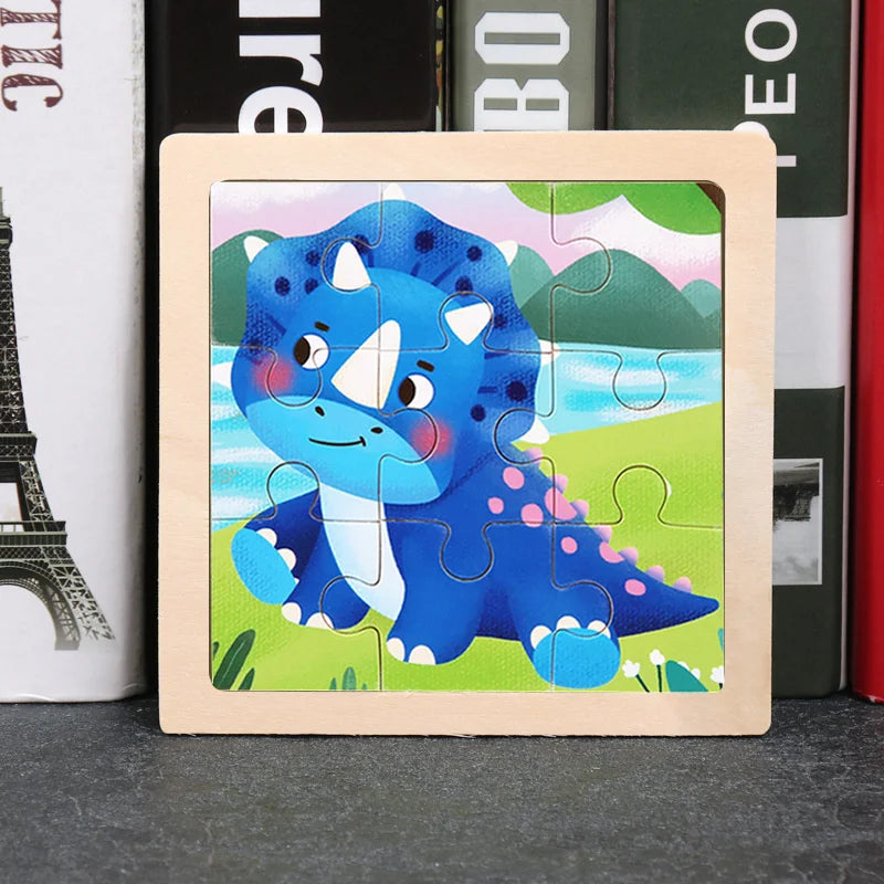 Puzzle en bois Montessori Bébé
