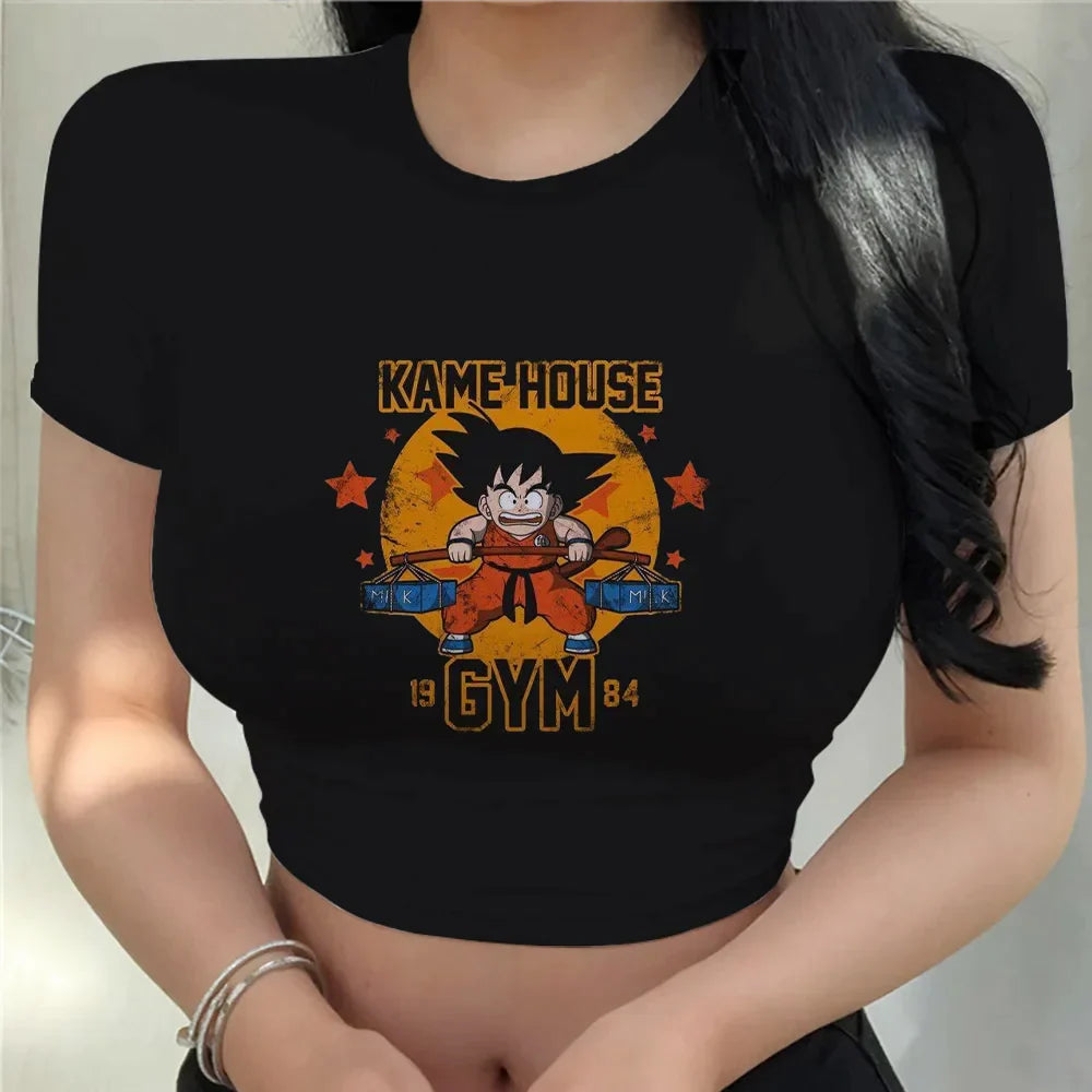 Crop Top Dragon Ball Goku Gym