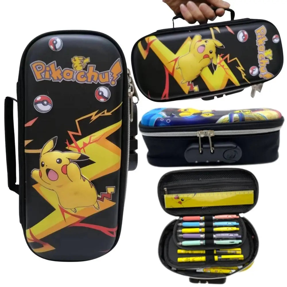 Trousse Pokémon Pikachu Avec Mot de passe