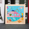 Puzzle en bois Montessori Bébé