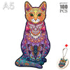 Puzzle en Bois multicouleurs