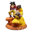 Figurine Dragon Ball Goku & Singe Géant Doré