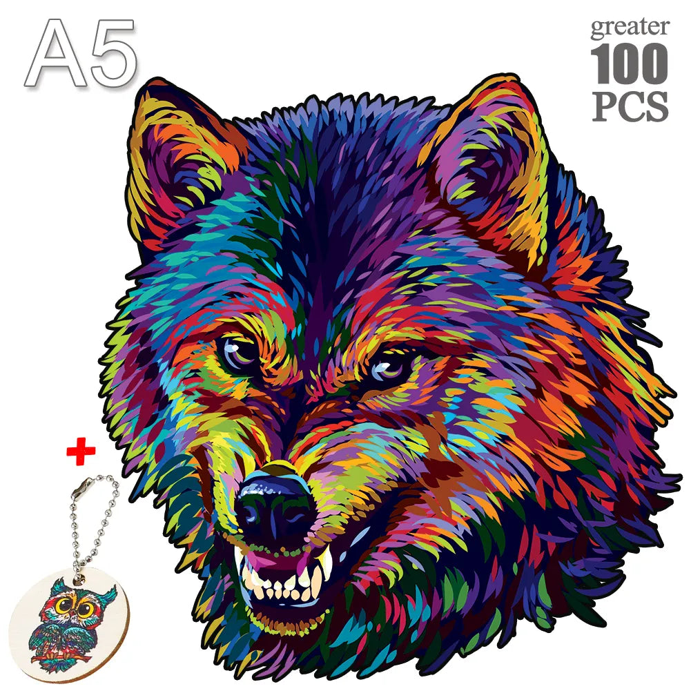 Puzzle Montessori art design