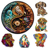 Puzzle design ludique et coloré