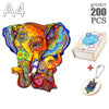 Puzzle design ludique et coloré