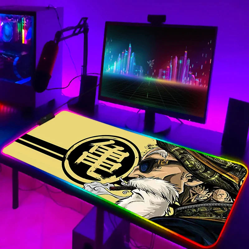 Tapis de Souris RGB Dragon Ball Tortue Géniale (solo, jaune)
