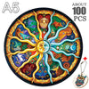 Puzzle Montessori art design