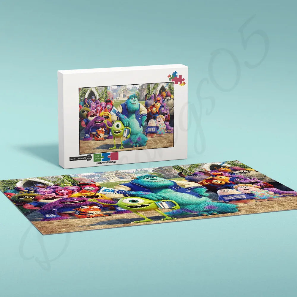 Puzzles Bois l'université des monstres