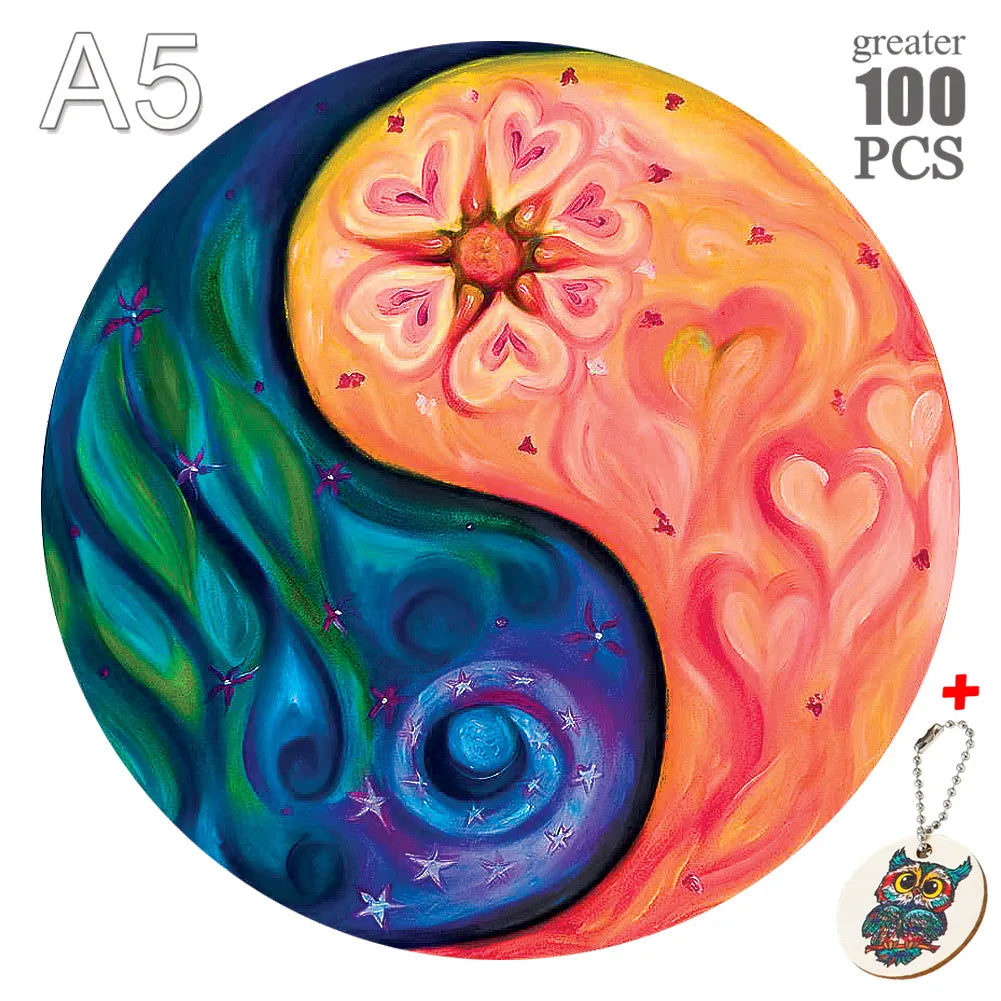 Puzzle Montessori art design