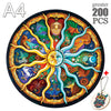 Puzzle Montessori art design