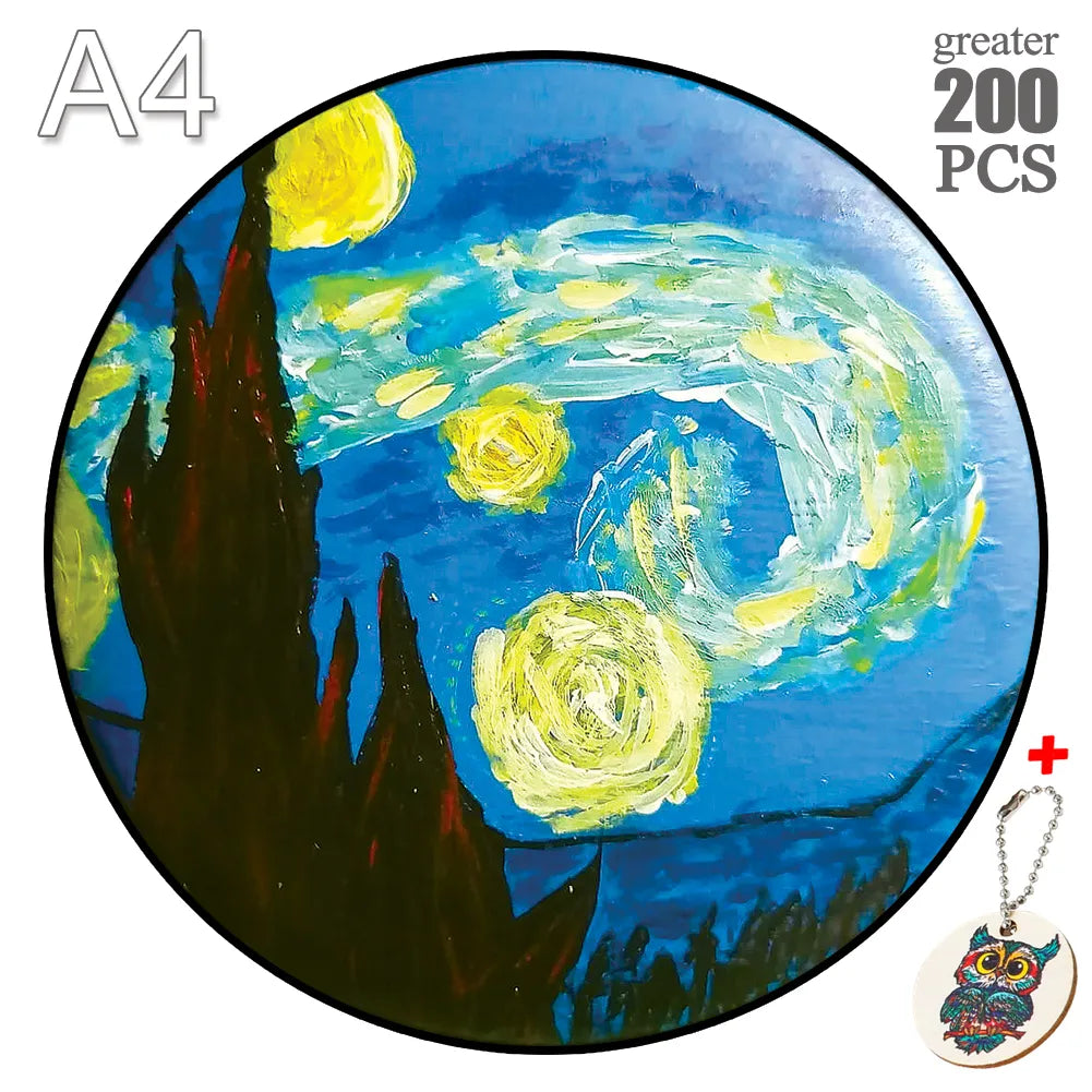 Puzzle Montessori art design