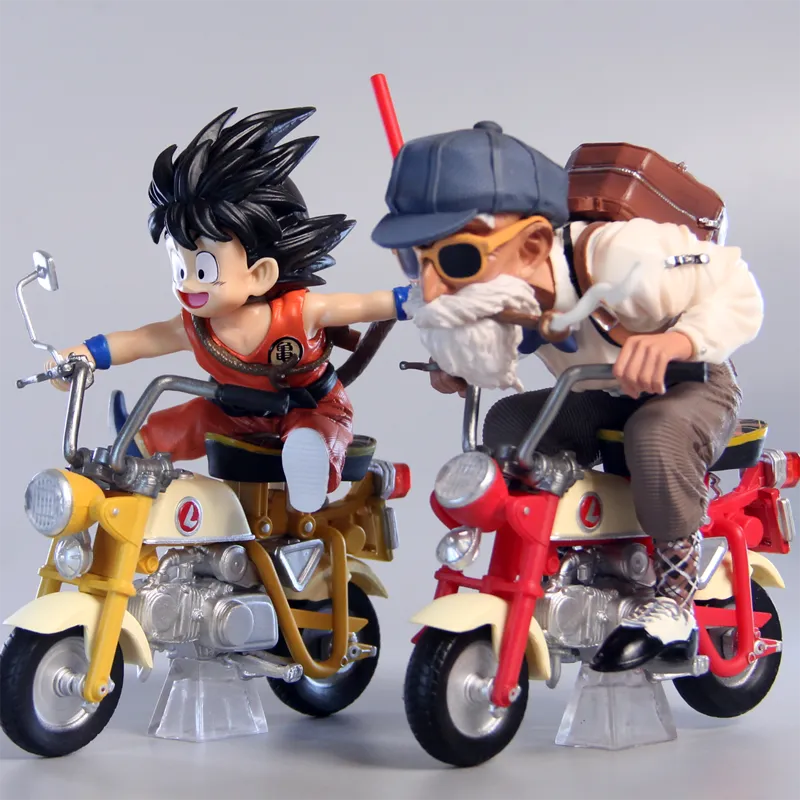 Figurine Dragon Ball Goku & Tortue Géniale Motos