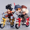 Figurine Dragon Ball Goku & Tortue Géniale Motos