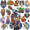 Puzzle en Bois multicouleurs