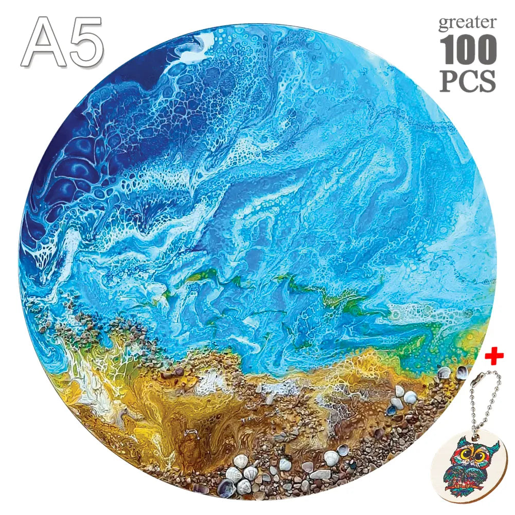 Puzzle Montessori art design