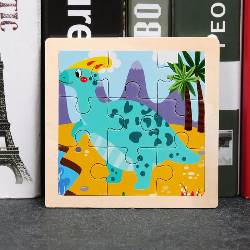 Puzzle en bois Montessori Bébé