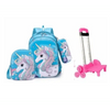 Sac à dos à roulettes Licorne pour enfants