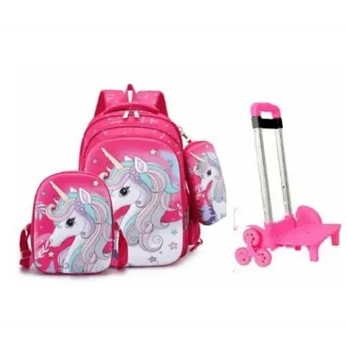 Sac à dos à roulettes Licorne pour enfants