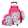Sac à dos à roulettes Licorne pour enfants