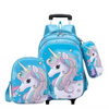 Sac à dos à roulettes Licorne pour enfants