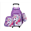Sac à dos à roulettes Licorne pour enfants