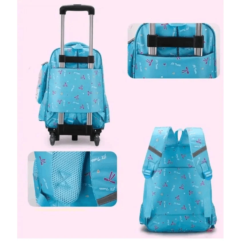 Sac à dos à roulettes Licorne pour enfants